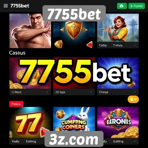 7755bet apresenta novas opções de jogos de cassino