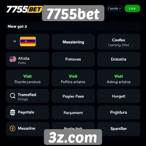 Métodos de pagamento no site 7755bet